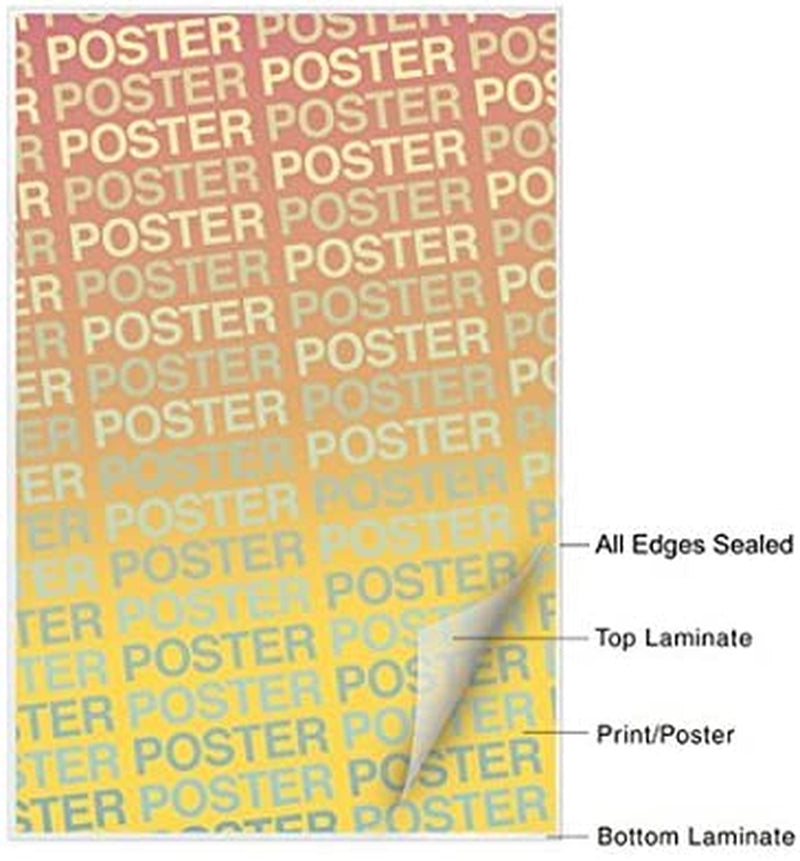 Laminated the Ten Commandments Religion Religious Bible 10 Commandments Old Testament Rules Scripture Verse Decalogue Poster Dry Erase Wall Art 12X18