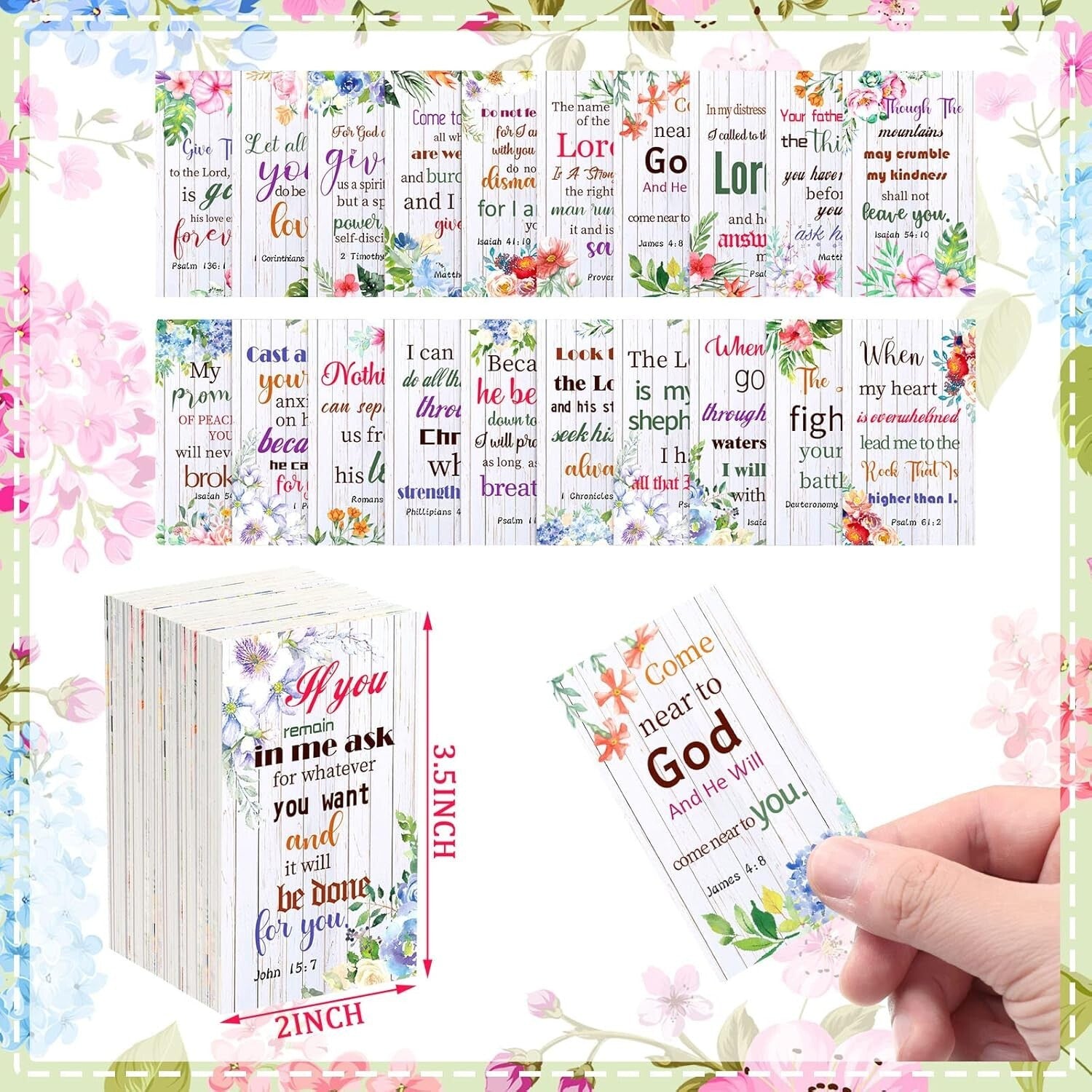 240 Pcs Bible Verse Card Prayer Cards with Assorted Bible Verses Mini Scripture