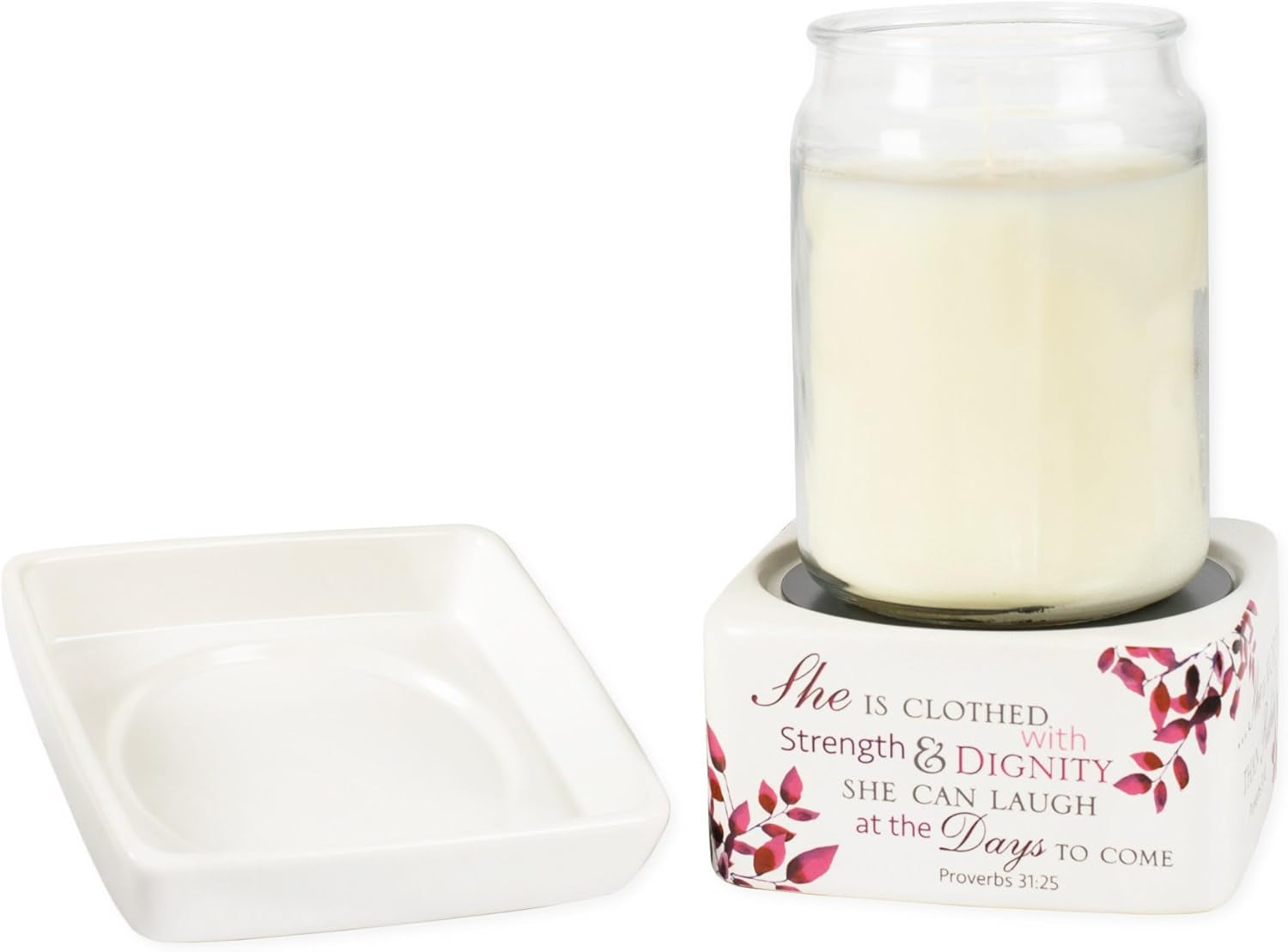 She Is More Precious than Rubies Proverbs 31 Woman Electric 2 in 1 Jar Candle and Wax and Oil Warmer