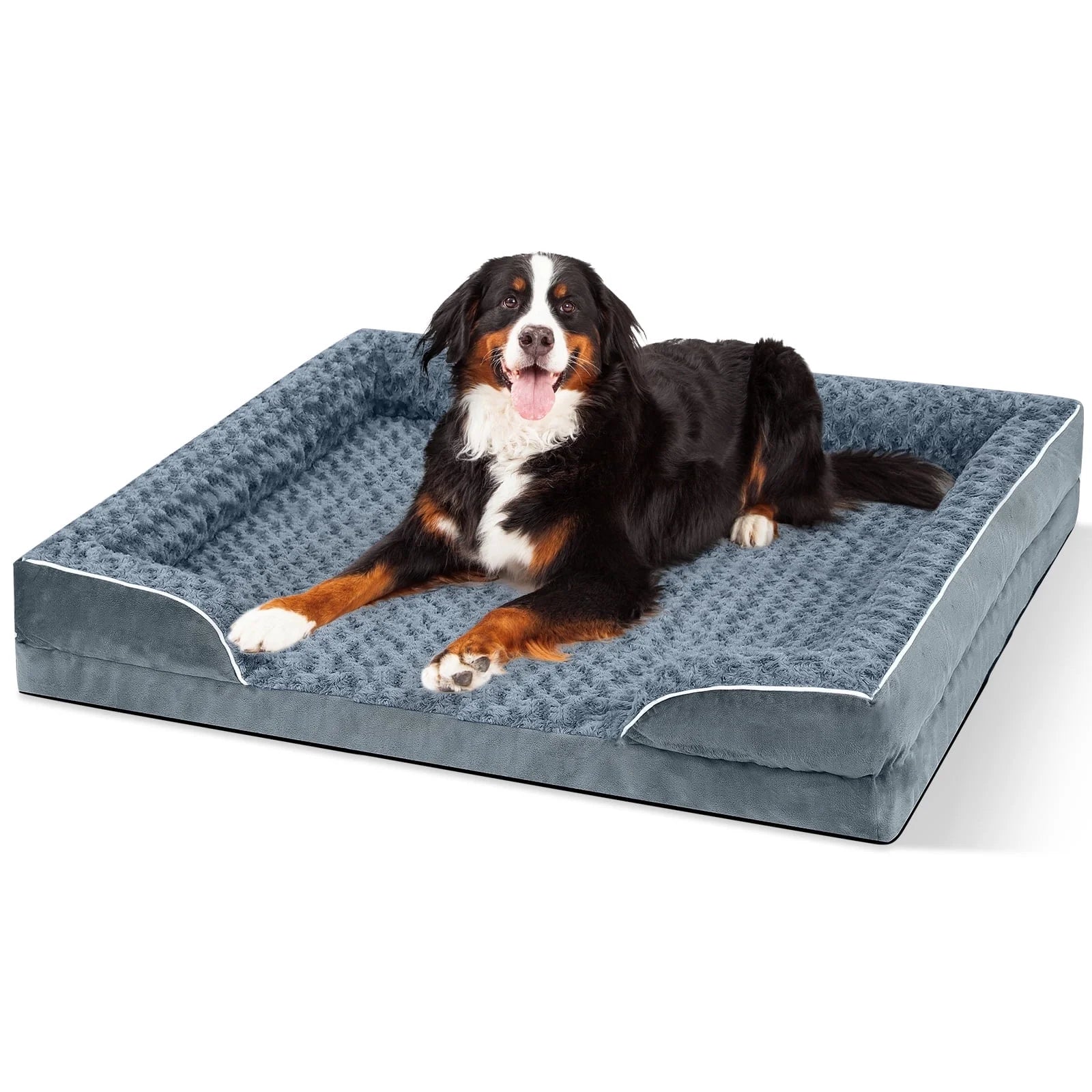 Large Dog Bed for Extra Large Dogs Waterproof Orthopedic Dog Sofa Bed Non Slip Pet Couch with Removable Washable Cover Supportive Foam M to Xxl,Dark Gray