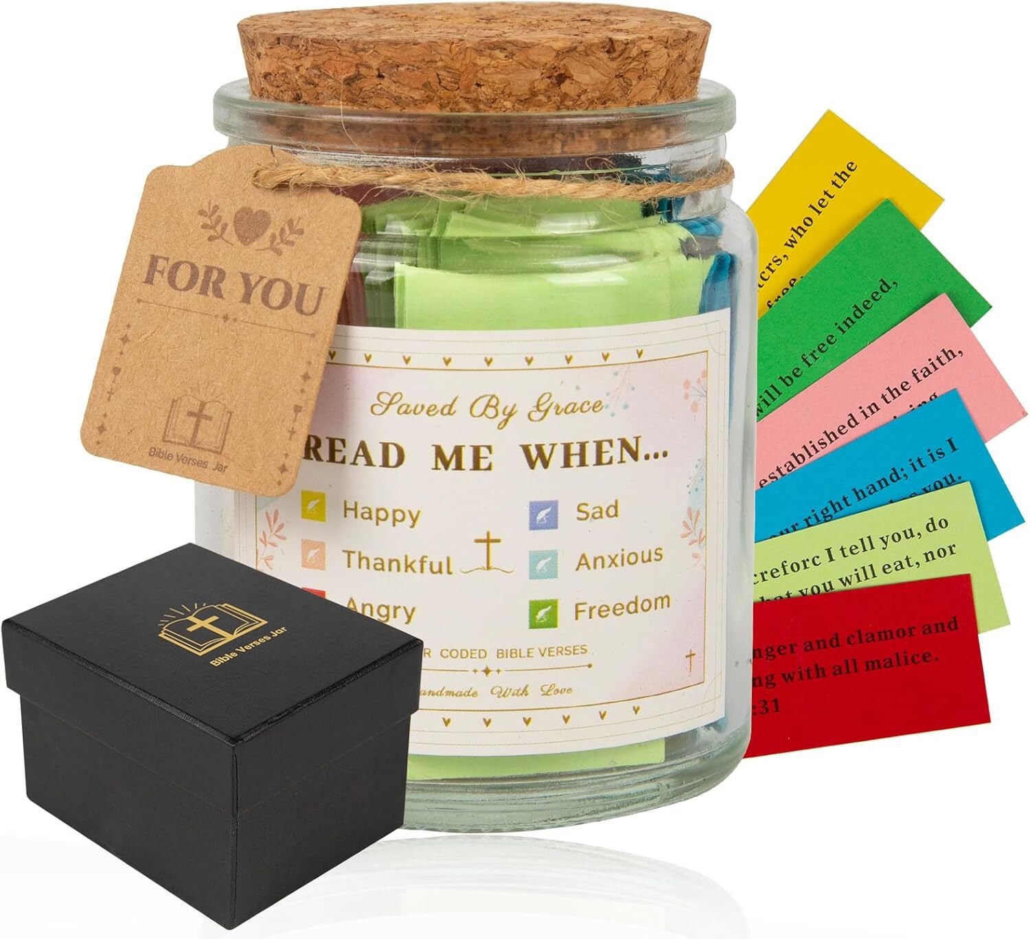 Handmade Jars Bible Verses in a Jar Hope Prayer Scripture Jar Church Biblical