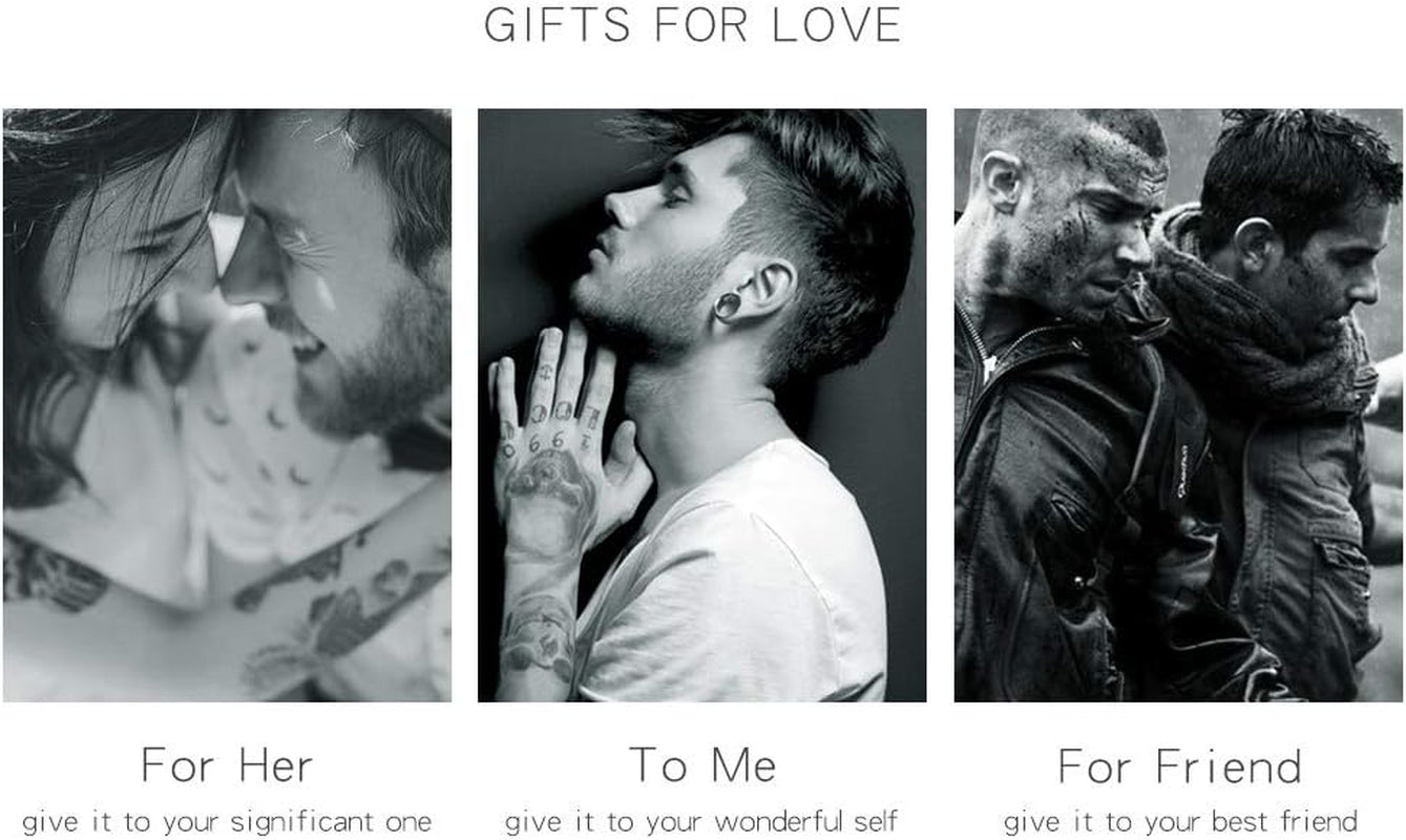 Men'S Cross Pendant Necklace Large Stainless Steel Cross Pendant Necklace for Men Women