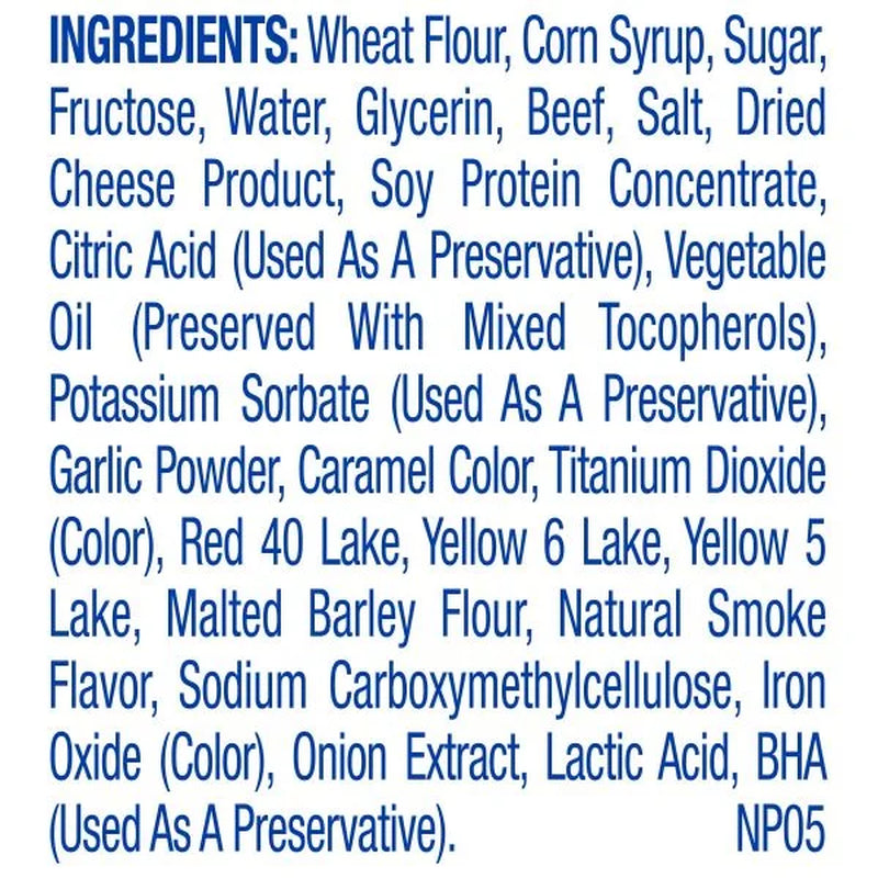 Snausages Snaw Somes! Chewy Dog Treats, Beef & Cheese Flavor, 9.75 Ounces