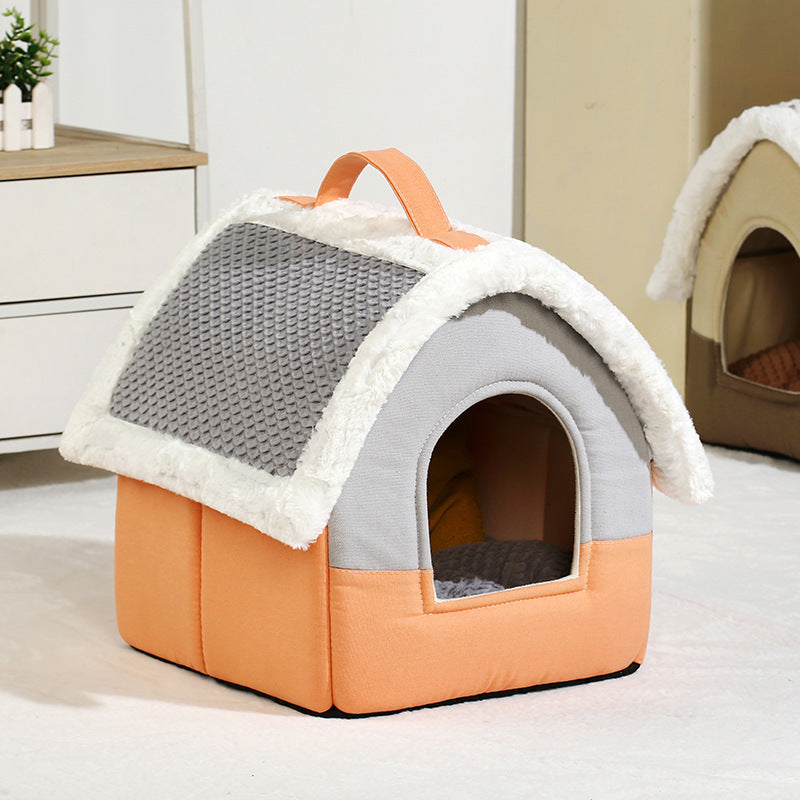 Foldable Dog House Kennel Bed Mat For Small And Medium Dogs, Cats