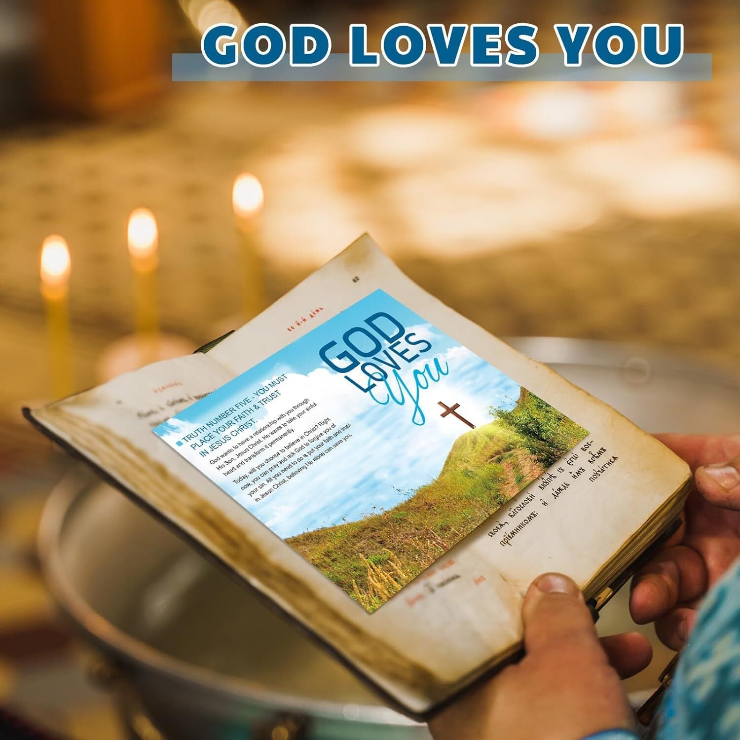 300 Pcs Gospel Tract Card Salvation Plan Cards Bible Tracts Christian