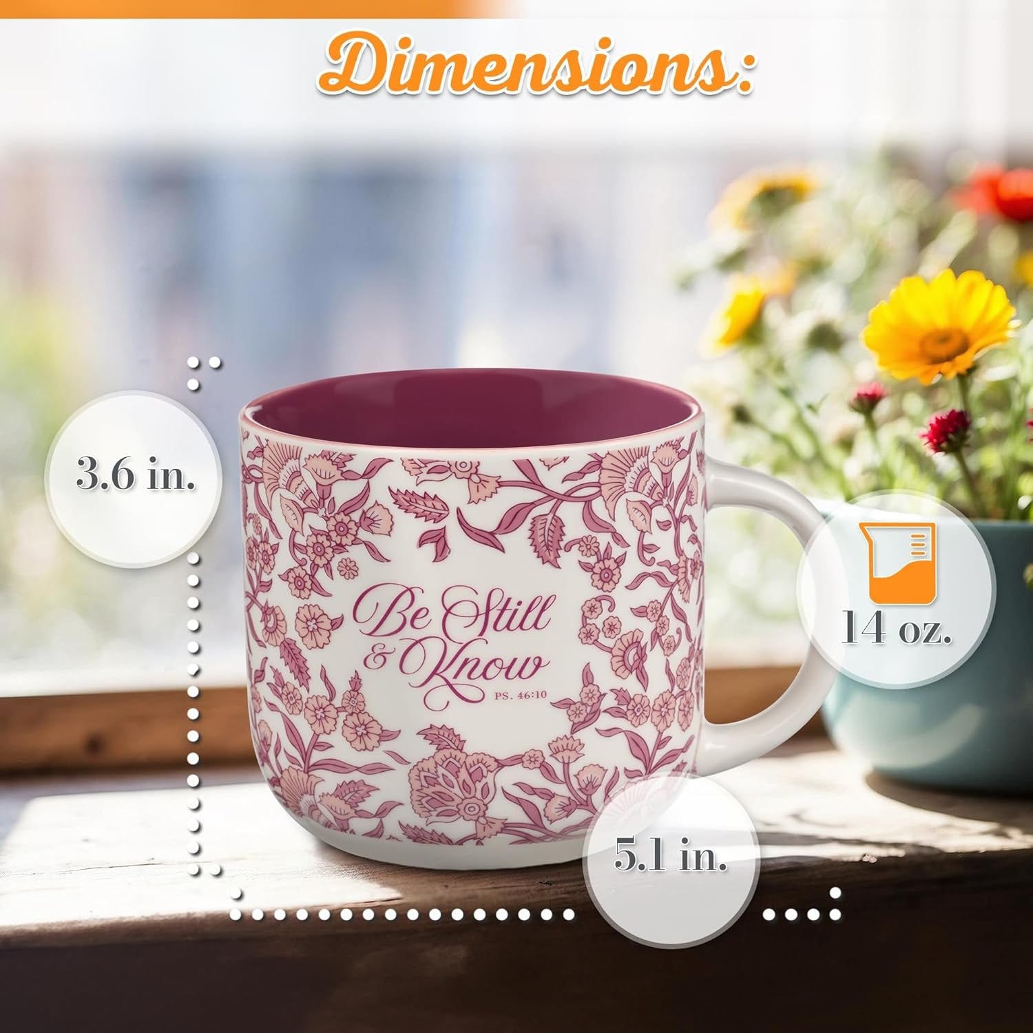 Christian Art Gifts Large Ceramic Microwave/Dish