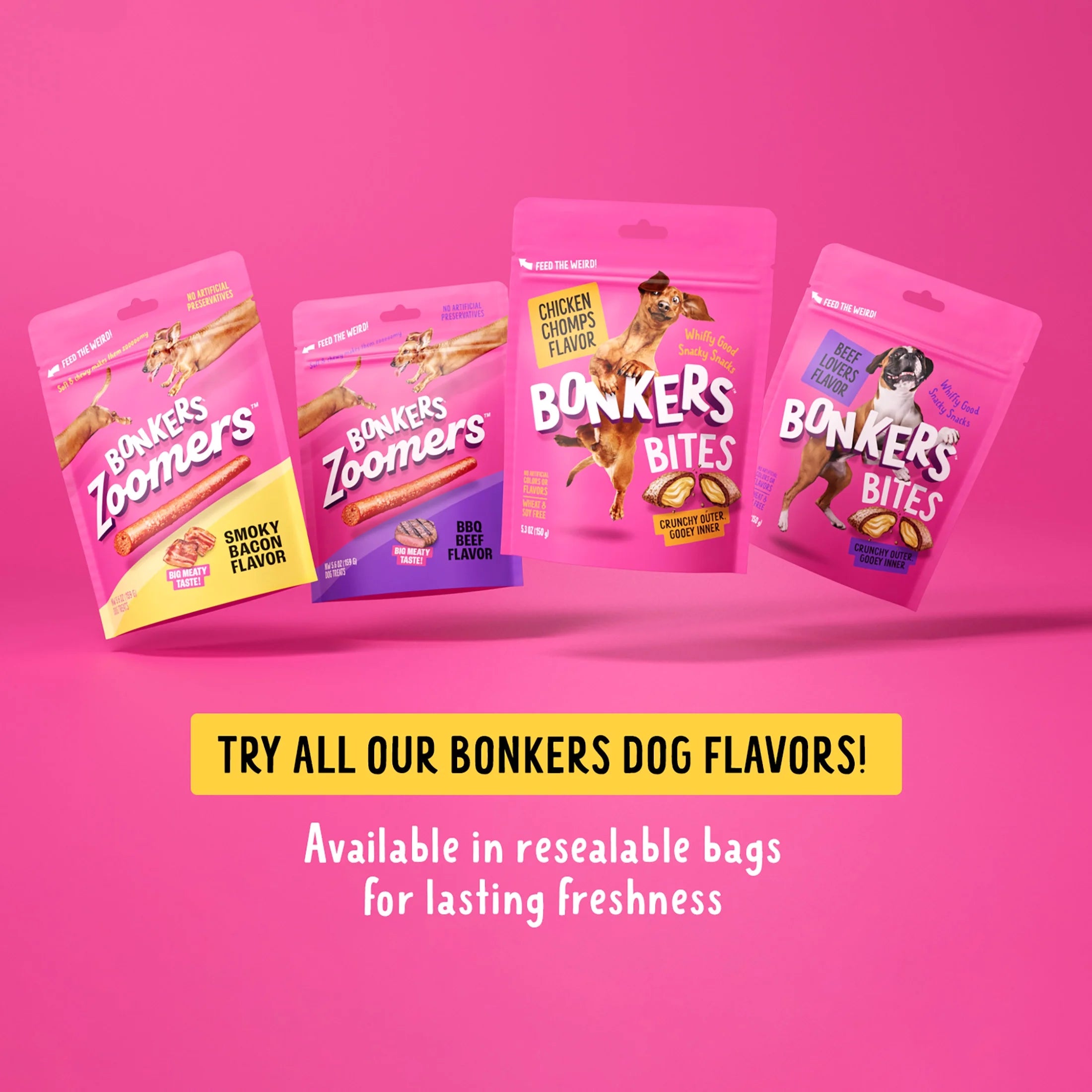 Zoomers Dog Treats, Smoky Bacon Flavor, Soft & Chewy Dog Snacks, Treats for Dogs, 22 Oz Bag