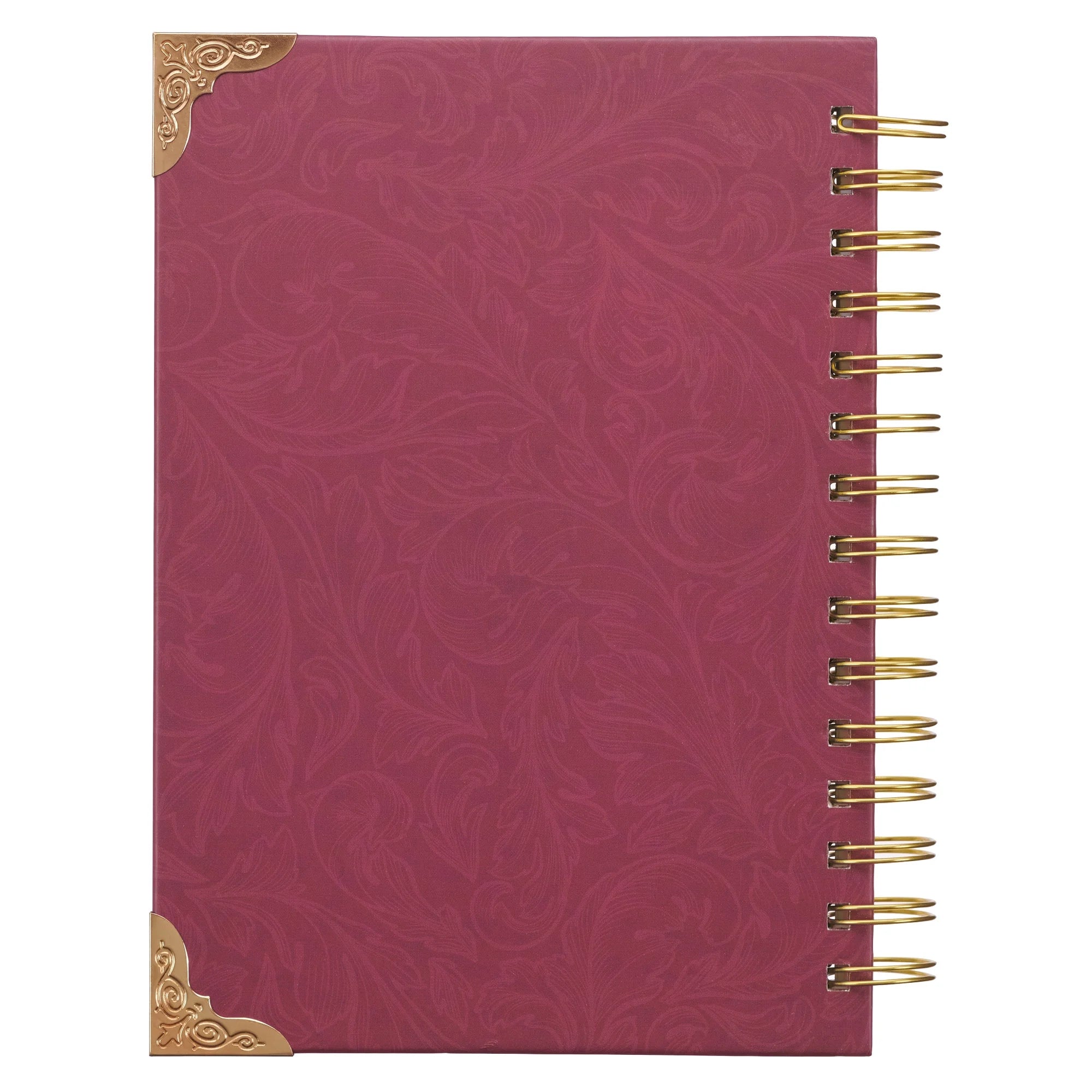 Journal W/Scripture for Women Trust in the Lord Butterfly Proverbs 3:4 Bible Verse Burgundy 192 Rule, (Spiral-Bound)