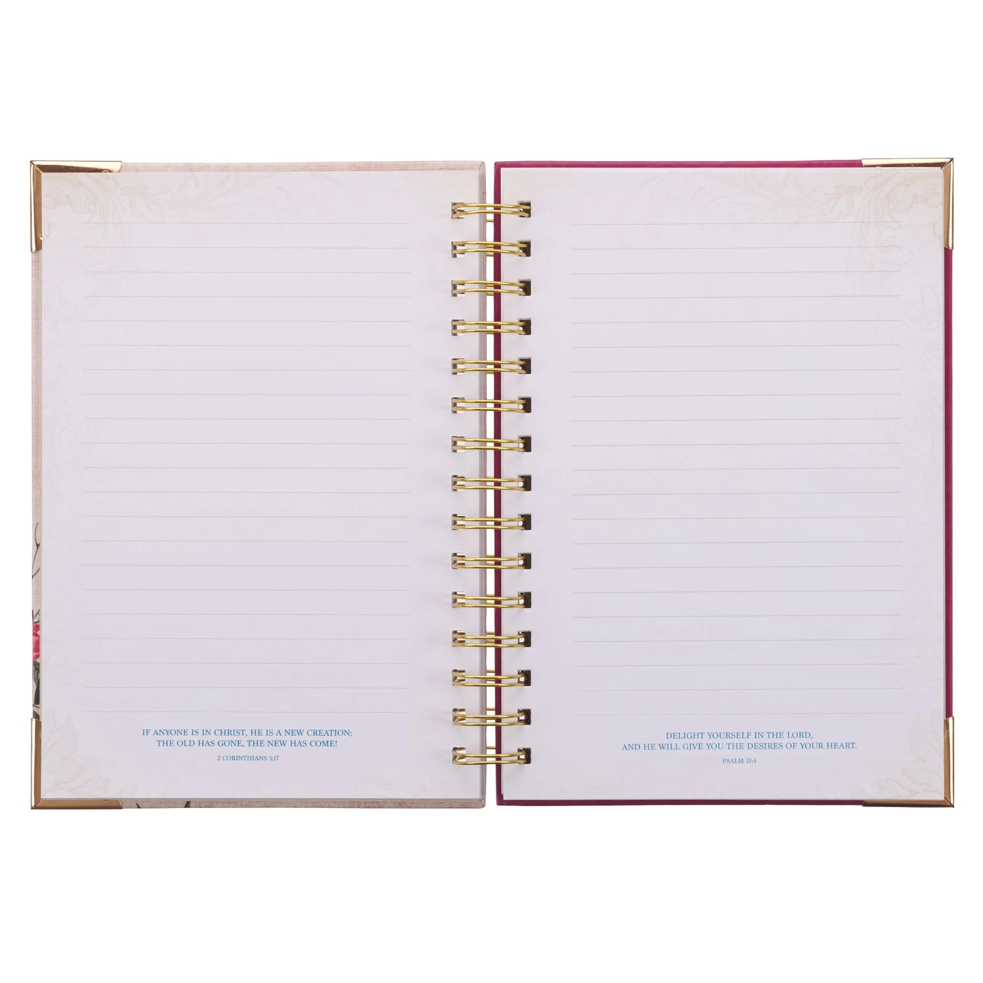 Journal W/Scripture for Women Trust in the Lord Butterfly Proverbs 3:4 Bible Verse Burgundy 192 Rule, (Spiral-Bound)