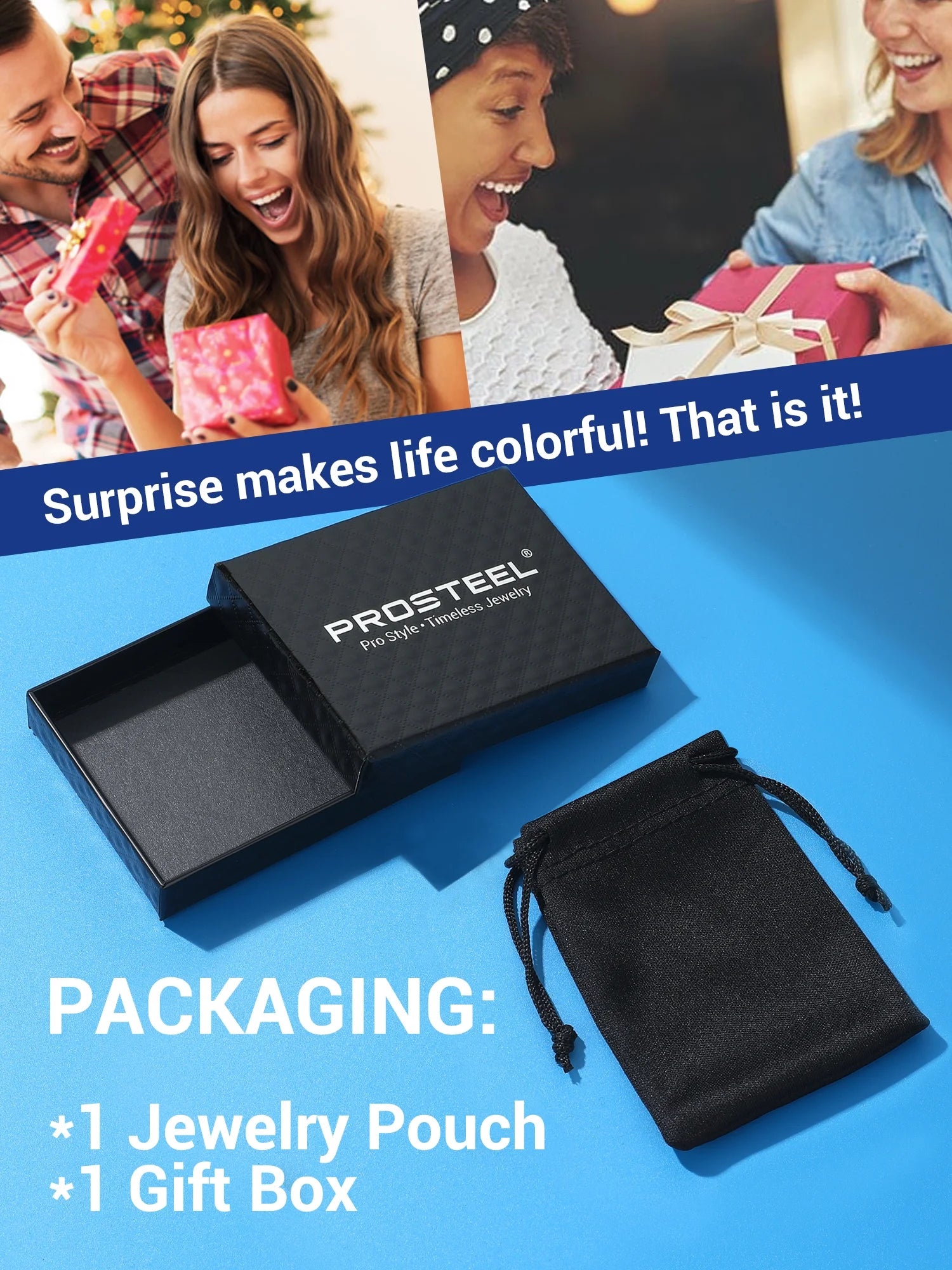 Cross Necklace for Men Stainless Steel Dog Tag Bible Verse Black Pendant Chain Christmas Jewelry Gifts for Son