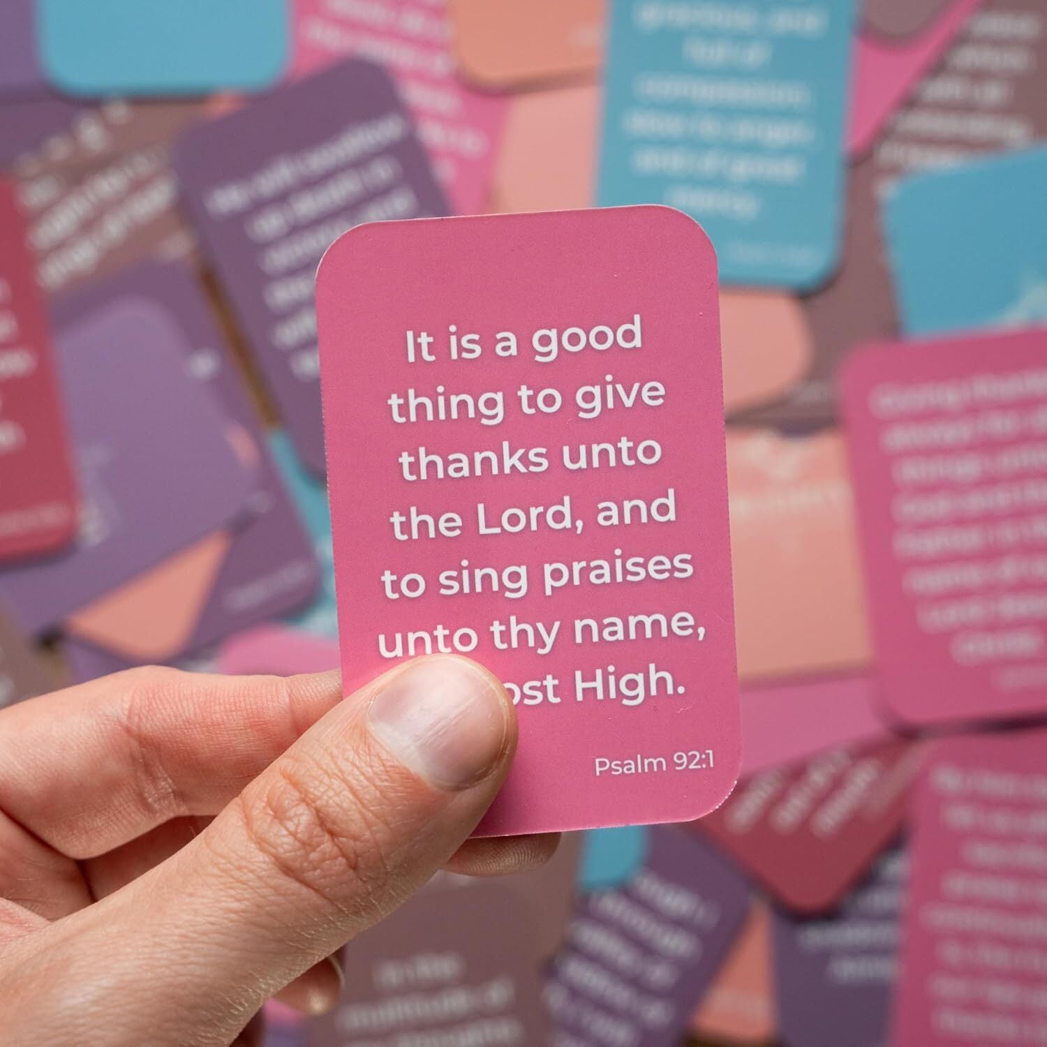 Read Me When Bible Verses Jar,102 KJV Color Coded Bible Verses in a Jar For