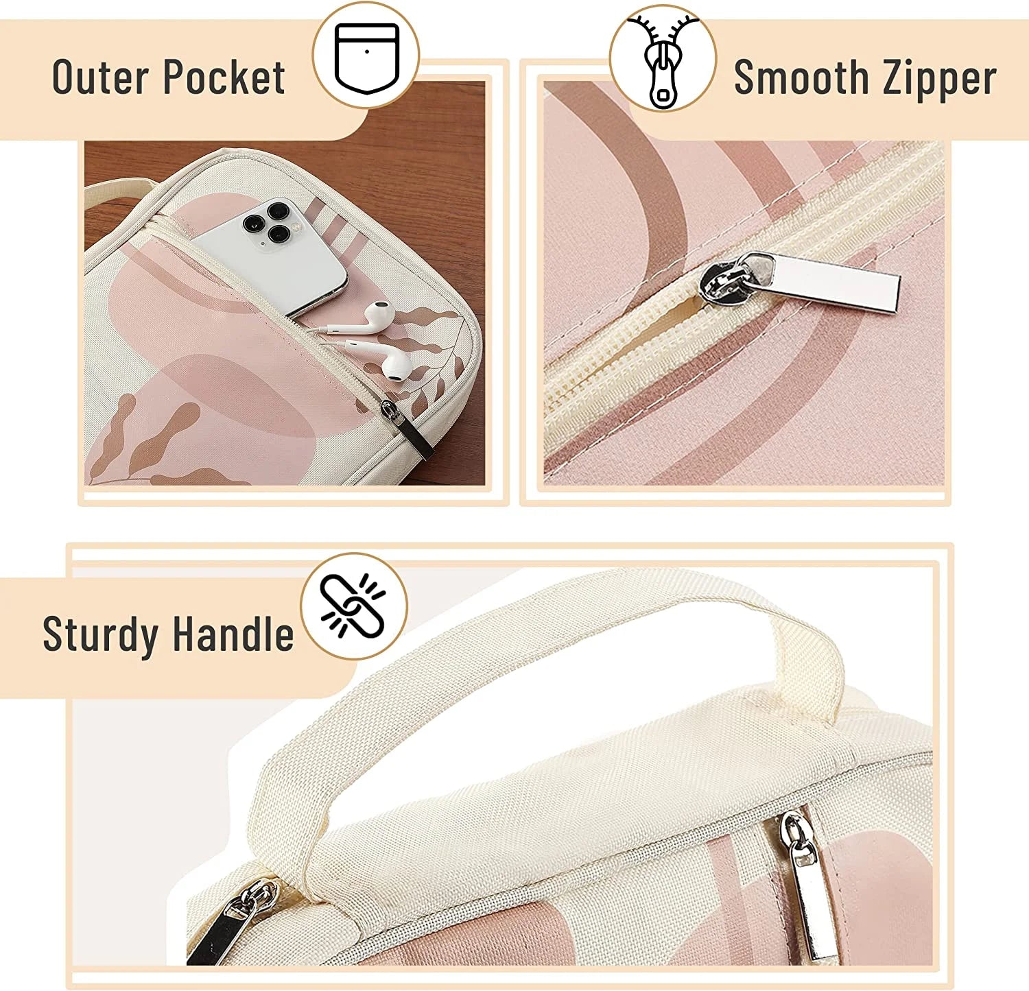 Mr Pen Bible Case Boho Theme with Pockets Multicolor