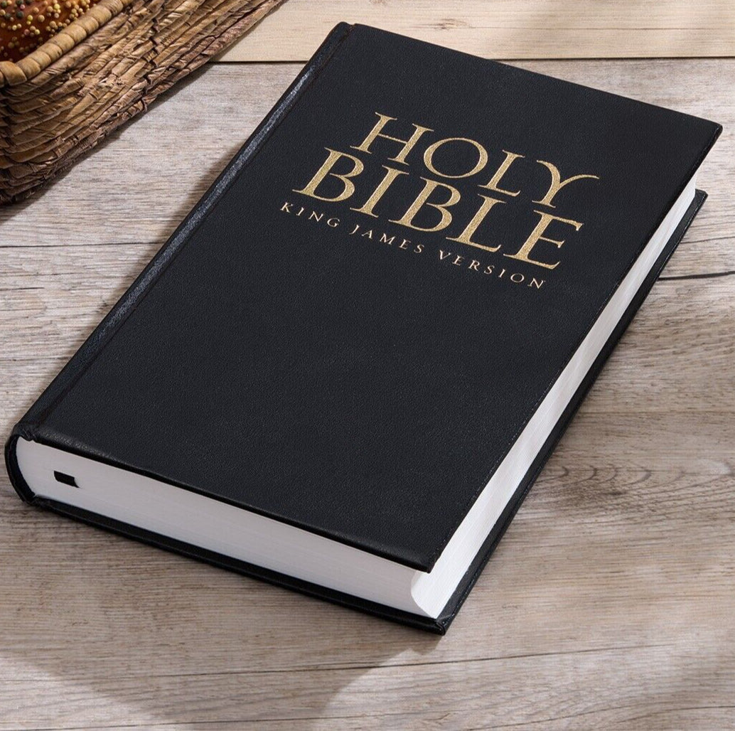 The Holy Bible King James Version Hardcover / Jesus Words in Red / Black