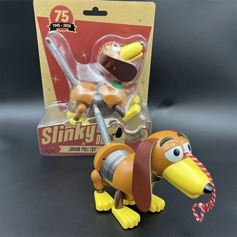 A New and Real Toy Story Animation  Sound Slinky Dog Toy  Dachshund  Buzz Lightyear  Woody.