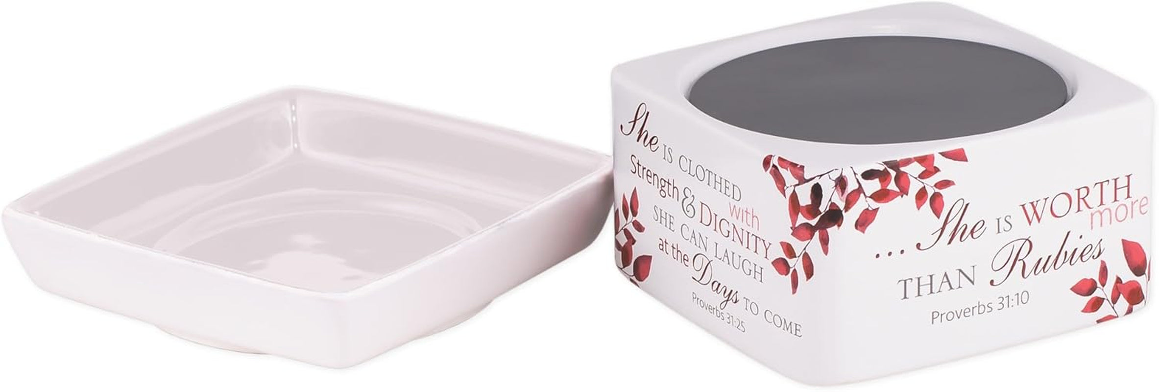 She Is More Precious than Rubies Proverbs 31 Woman Electric 2 in 1 Jar Candle and Wax and Oil Warmer