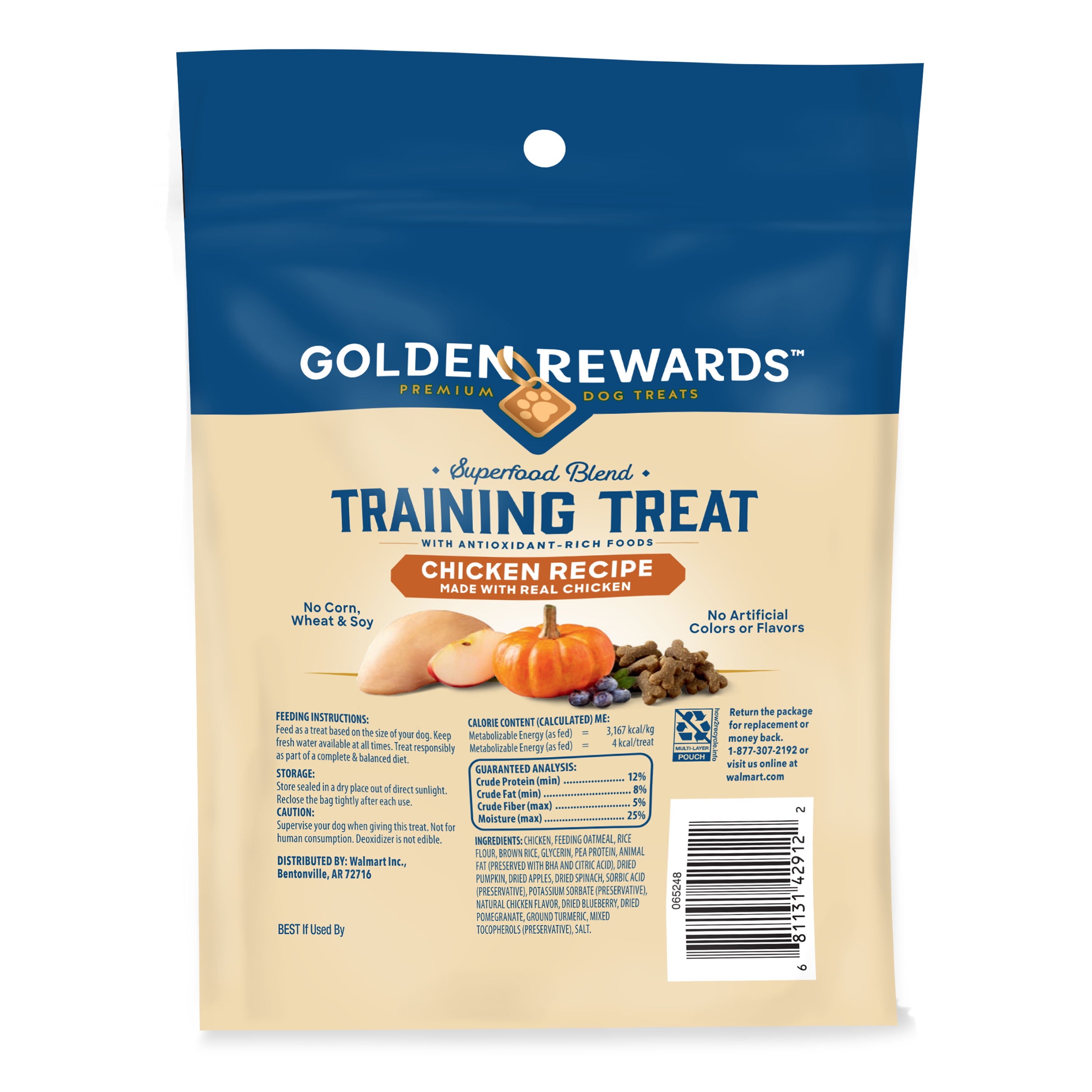 Chicken Recipe Training Treat Dog Treats, 9 Oz