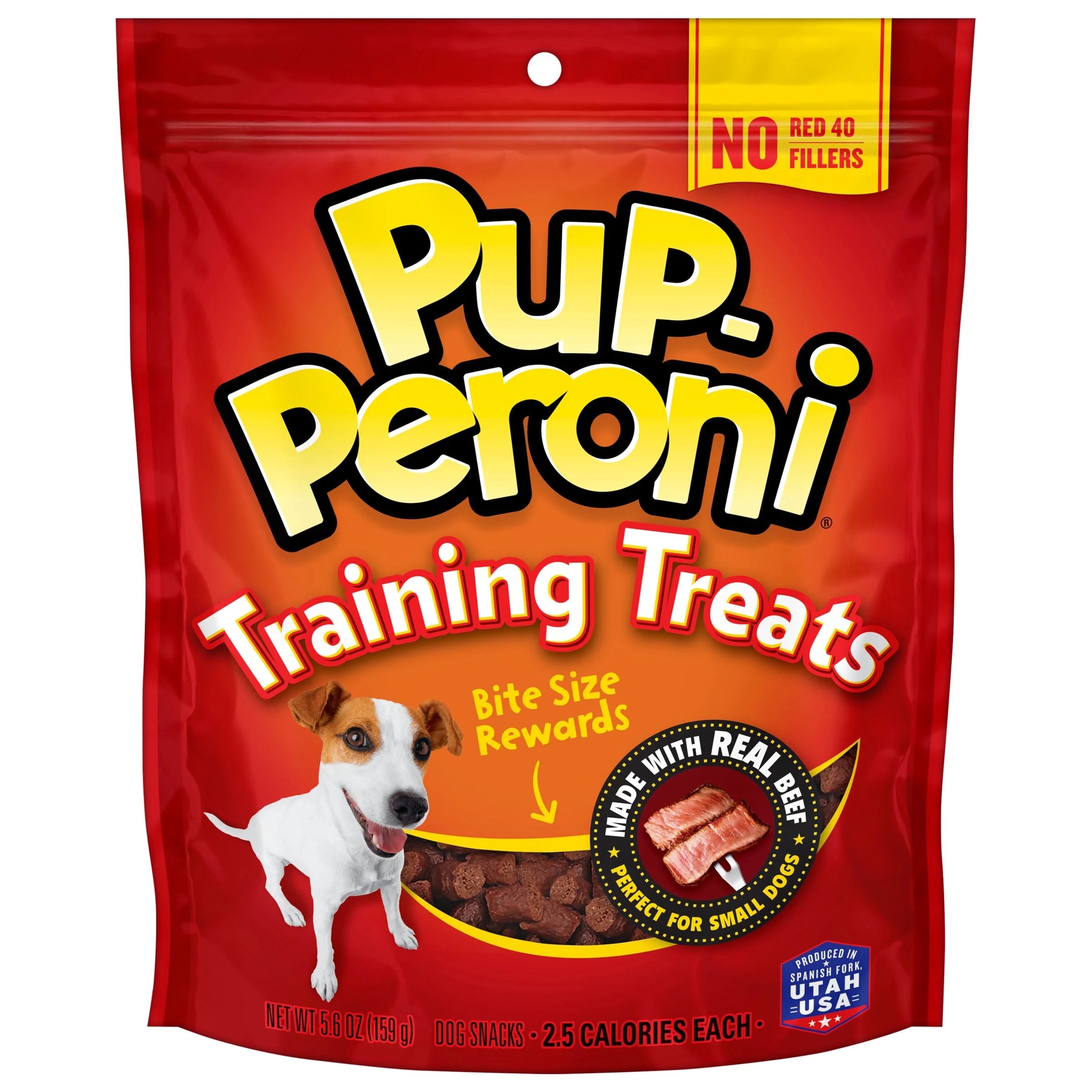 (8 Pack)  Dog Training Treats Made with Real Beef, 5.6 Oz Bags