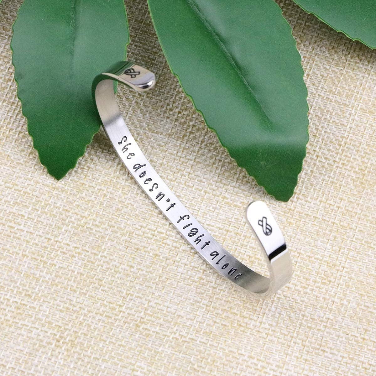 Inspirational Bracelets for Women Inspirational Cuff Bangle for Her with Engraved Message Christmas Birthday Gifts for Her
