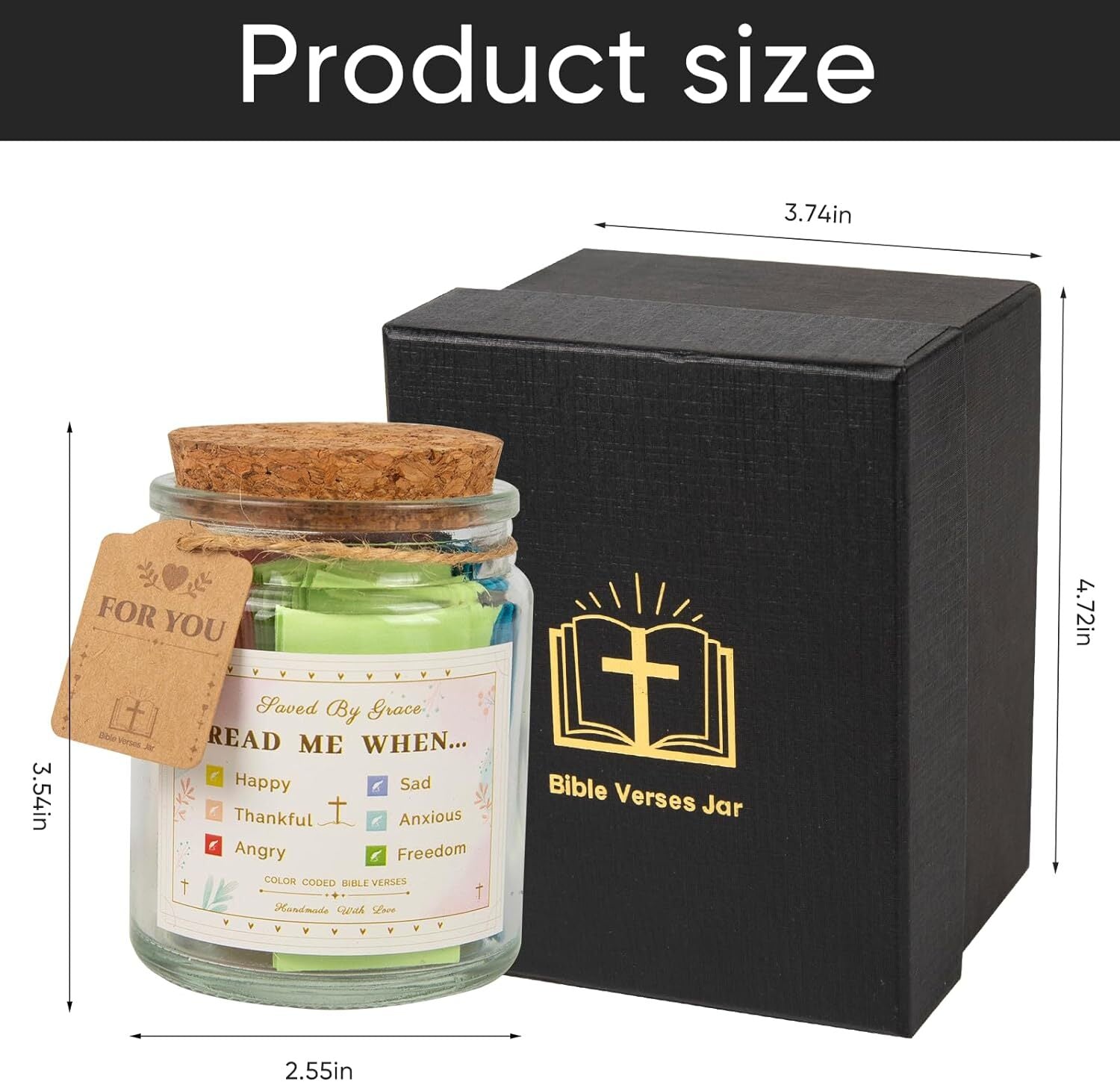 Handmade Jars Bible Verses in a Jar Hope Prayer Scripture Jar Church Biblical